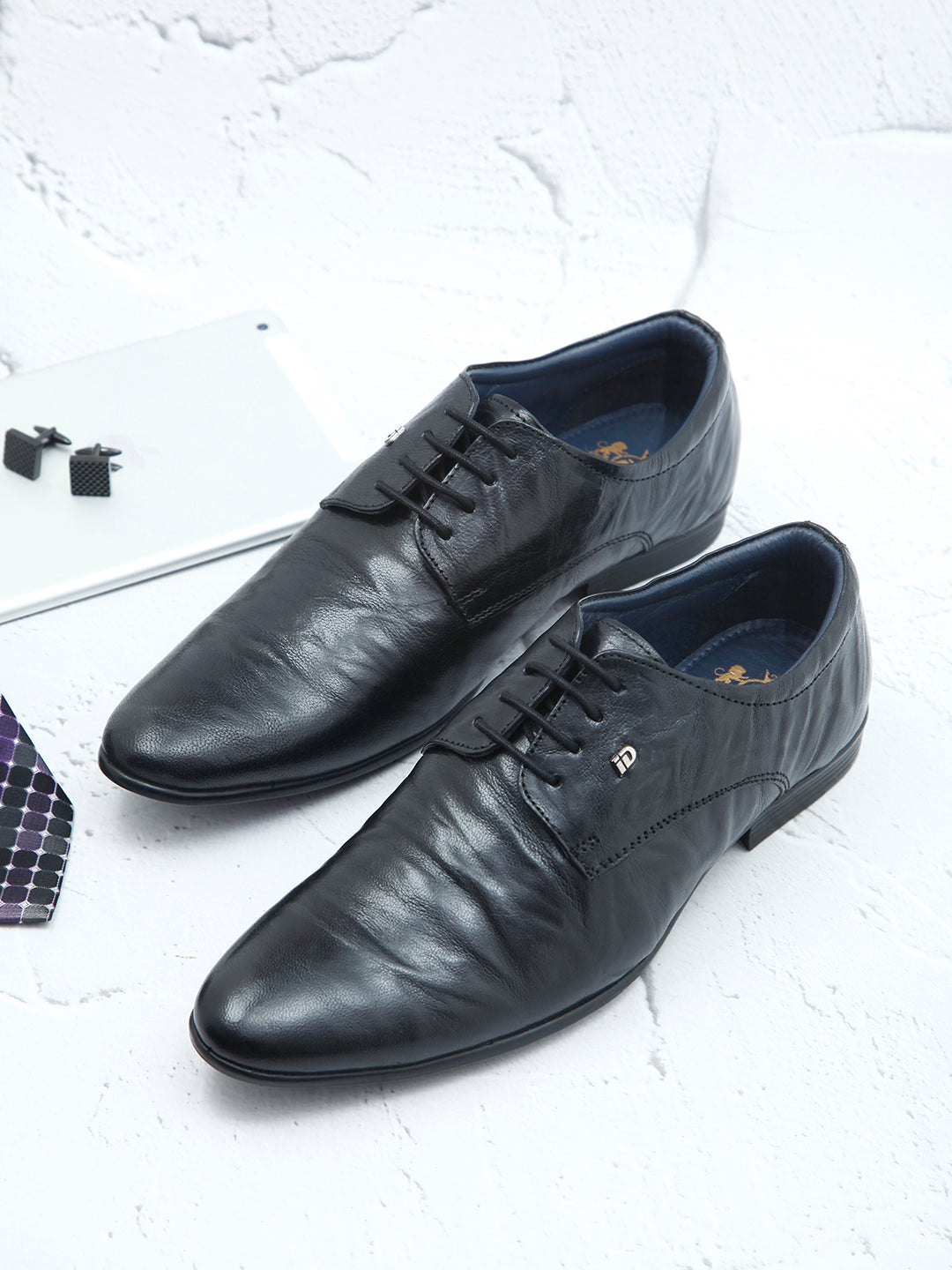 Louis Philippe Formal Shoes : Buy Louis Philippe Black Lace Up Shoes Online