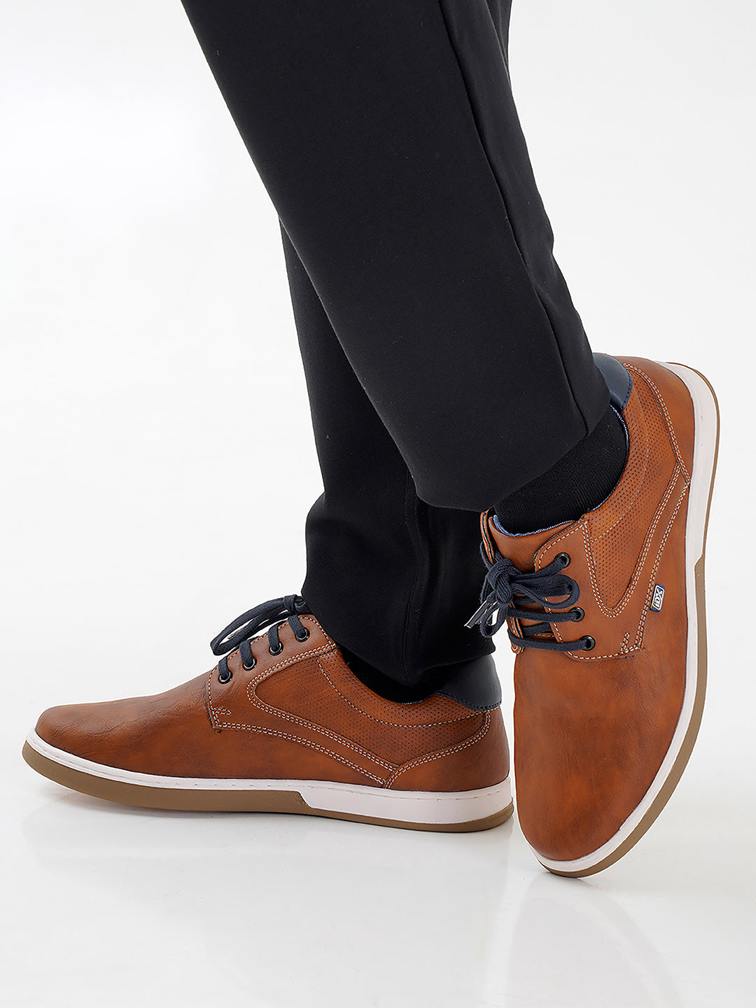 Buy Men's Tan Round Toe Lace Up Casual (IX1017) Online