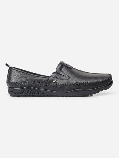 Men Black Loafer (ID1158)-Loafer - iD Shoes