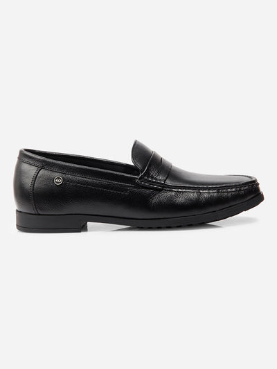 Men Black Loafer (ID1162)-Loafer - iD Shoes