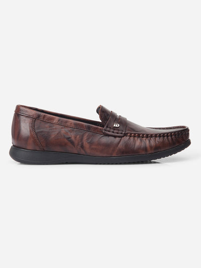 Men Brown Loafer (ID1166)-Loafers - iD Shoes