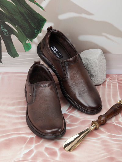 Men Brown Formal (ID2225)-Formal - iD Shoes