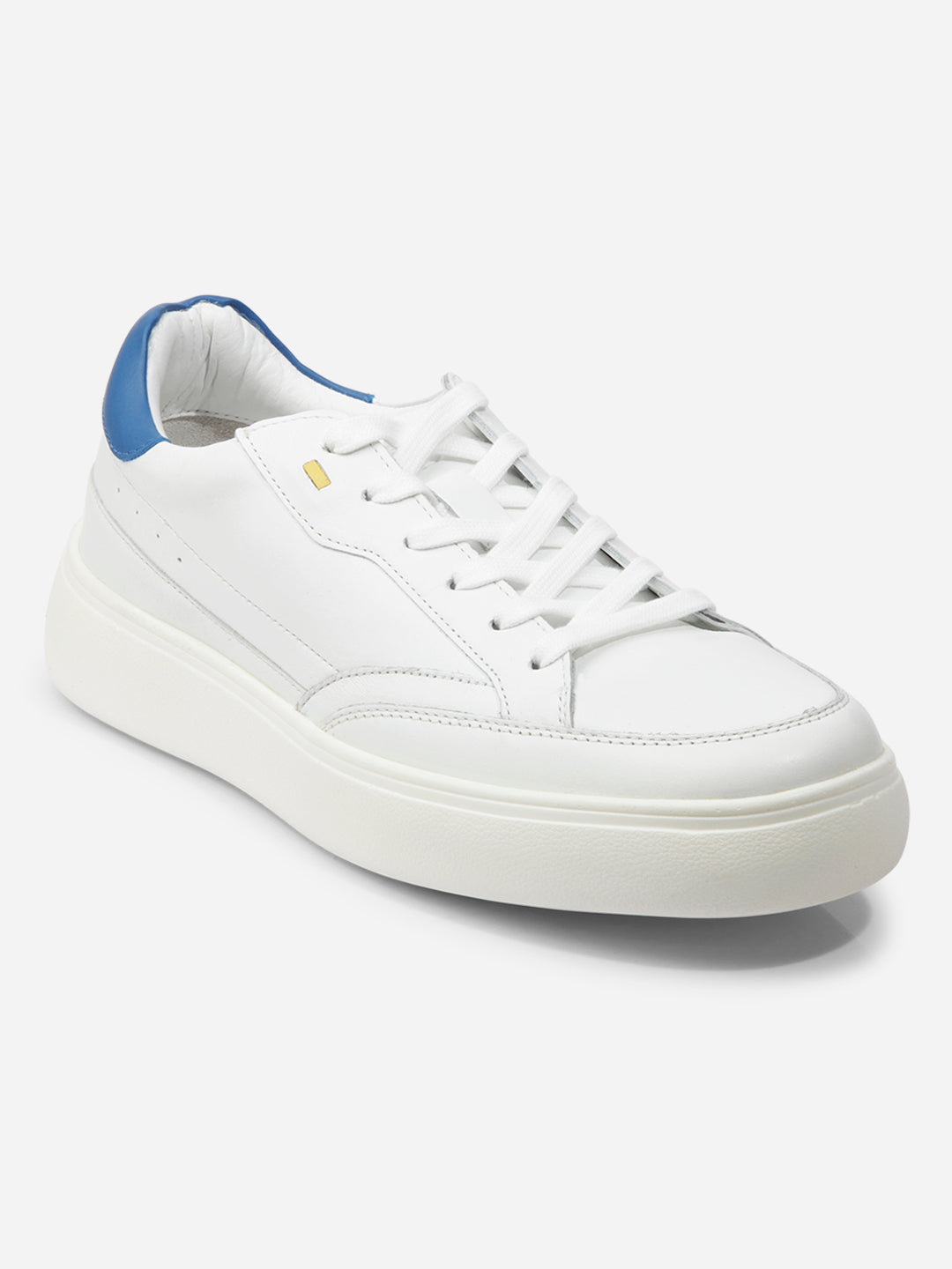 Men White Leather Sneaker ID3091