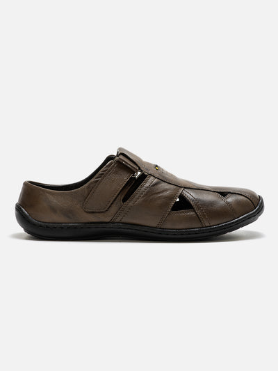 Men's Brown Mule Casual Sandal (ID4069)-Sandals/Slippers - iD Shoes