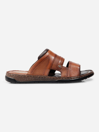 Men Tan Sandal / Slipper (ID4216)-Sandal / Slipper - iD Shoes