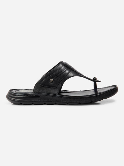 Men Black Sandal / Slipper (ID4217)-Sandal / Slipper - iD Shoes