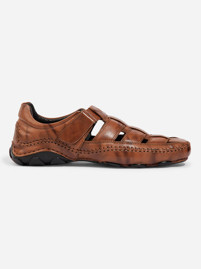 Men Tan Sandal / Slipper (ID4218)-Sandal / Slipper - iD Shoes