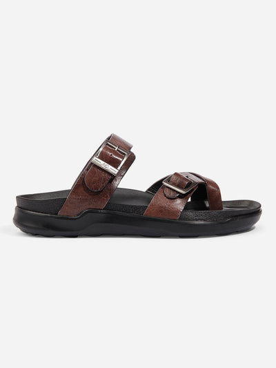 Men Brown Sandal / Slipper (ID4223)-Sandal / Slipper - iD Shoes