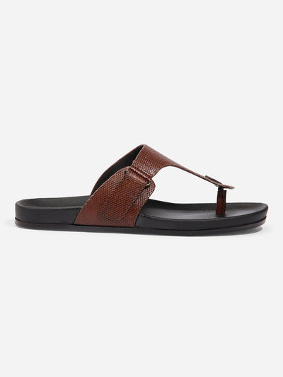 Men Tan Sandal / Slipper (ID4227)-Sandal / Slipper - iD Shoes