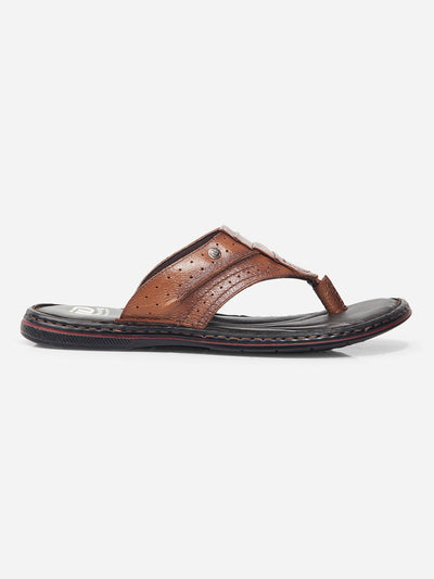 Men Tan Sandal / Slipper (ID4229)-Sandal / Slipper - iD Shoes