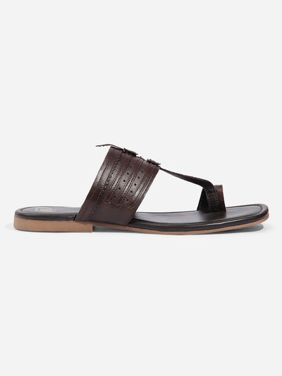 Men Brown Sandal / Slipper (ID4231)-Sandal / Slipper - iD Shoes