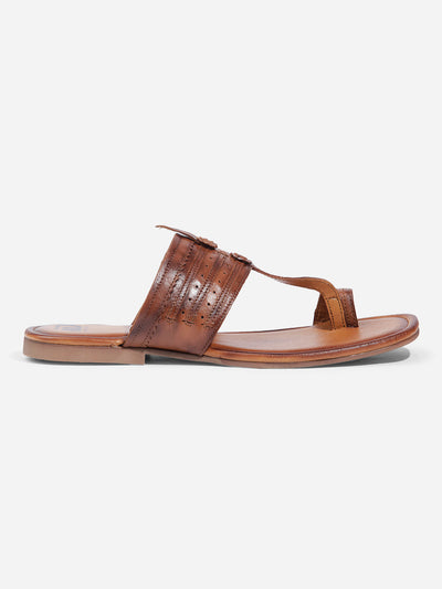 Men Tan Sandal / Slipper (ID4231)-Sandal / Slipper - iD Shoes