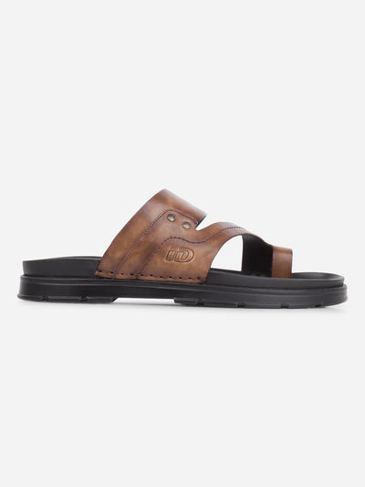 Men's Brown Sandal (ID4246)-Sandals/Slippers - iD Shoes