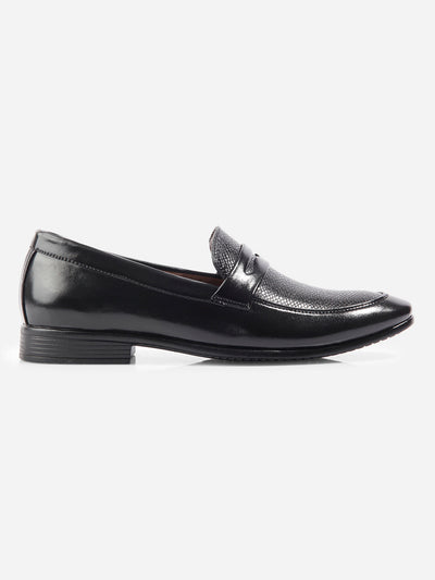 Men's Black Regular Toe Slip On Formal (IX1074)-Formals - iD Shoes