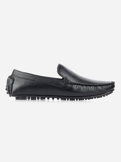 Men's Black Casual Loafer (IX4101)-Loafers - iD Shoes