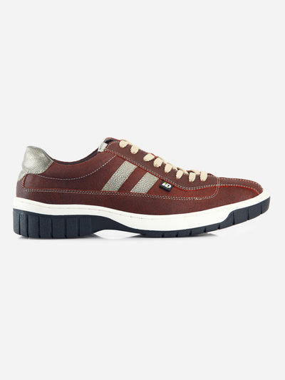 Men's Brick Casual Lace Up Shoes (ID0035)-Casuals - iD Shoes