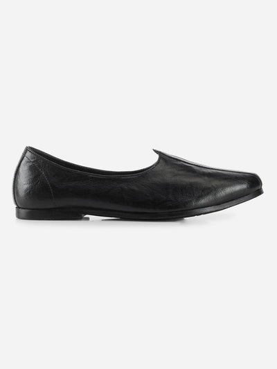 Men's Black Ethnic Jalsa Jooti and Mojaris (ID1077)-Casual - iD Shoes