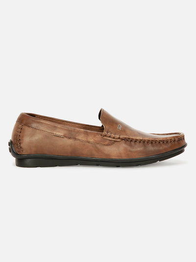 Men's Brown Comfort Fit Loafer (ID1082)-Loafers - iD Shoes