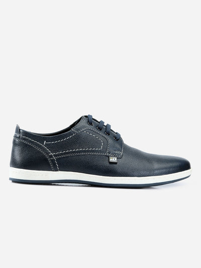 Men's Blue Lace Up Smart Casual (ID3038)-Casuals - iD Shoes