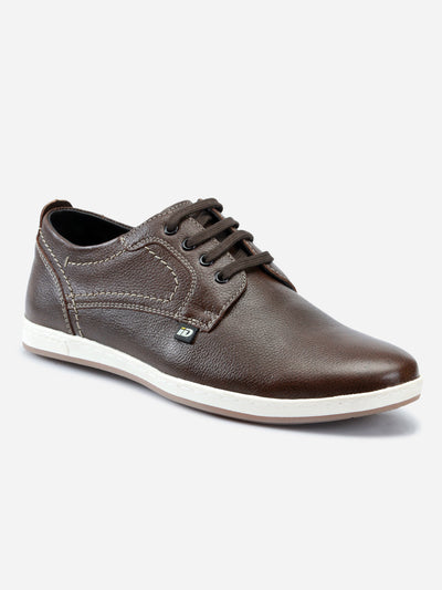 Men's Tan Lace Up Smart Casual (ID3038)-Casuals - iD Shoes
