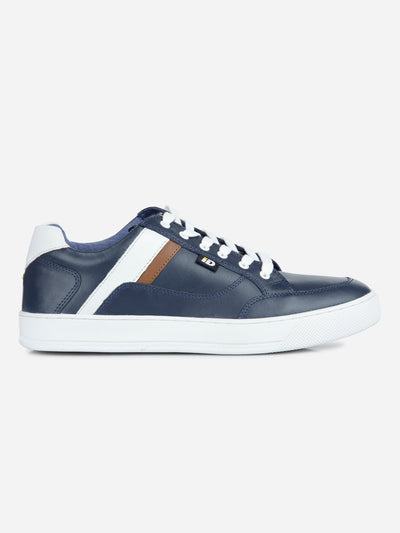 Men's Navy Lace Up Sneaker (ID3052)-Sneakers - iD Shoes