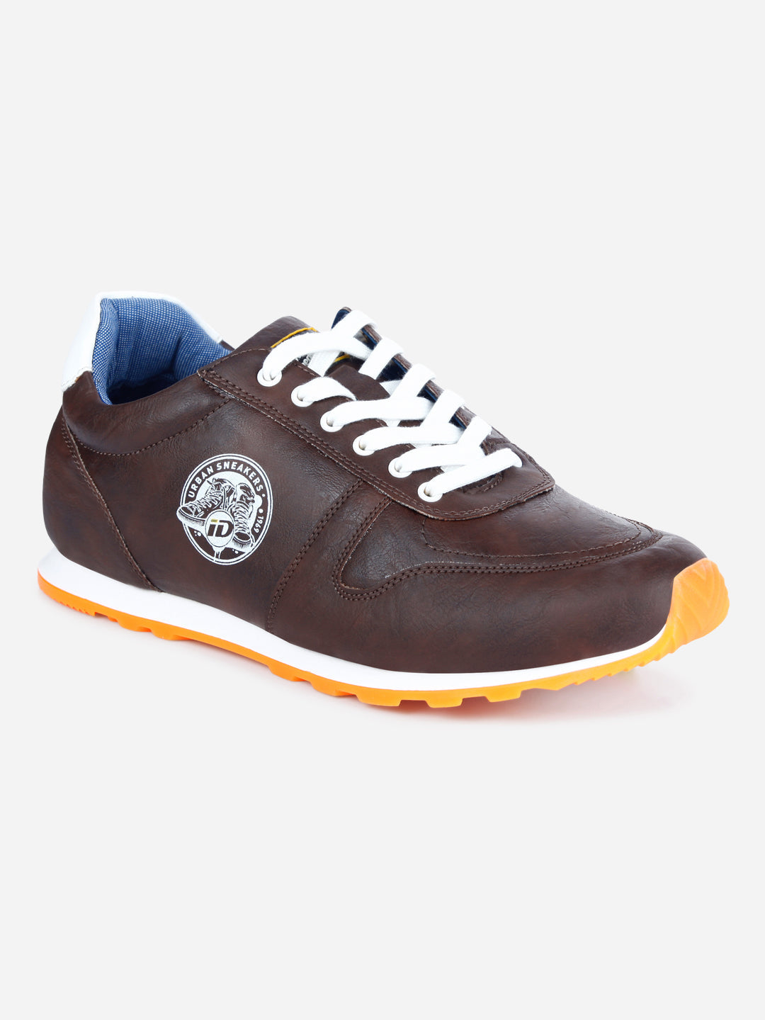Men's Brown Lace Up Sneaker (ID3054) - Sneakers | Shop at Rs. 2,985 ...