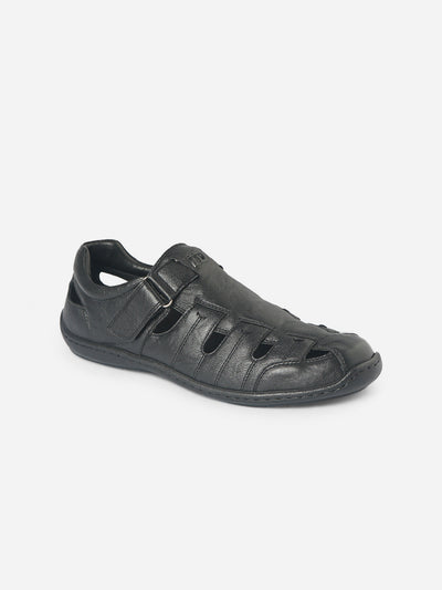 Men's Black Hurache Casual Sandal (ID4033)-Sandals/Slippers - iD Shoes