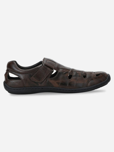 Men's Brown Hurache Casual Sandal (ID4033)-Sandals/Slippers - iD Shoes