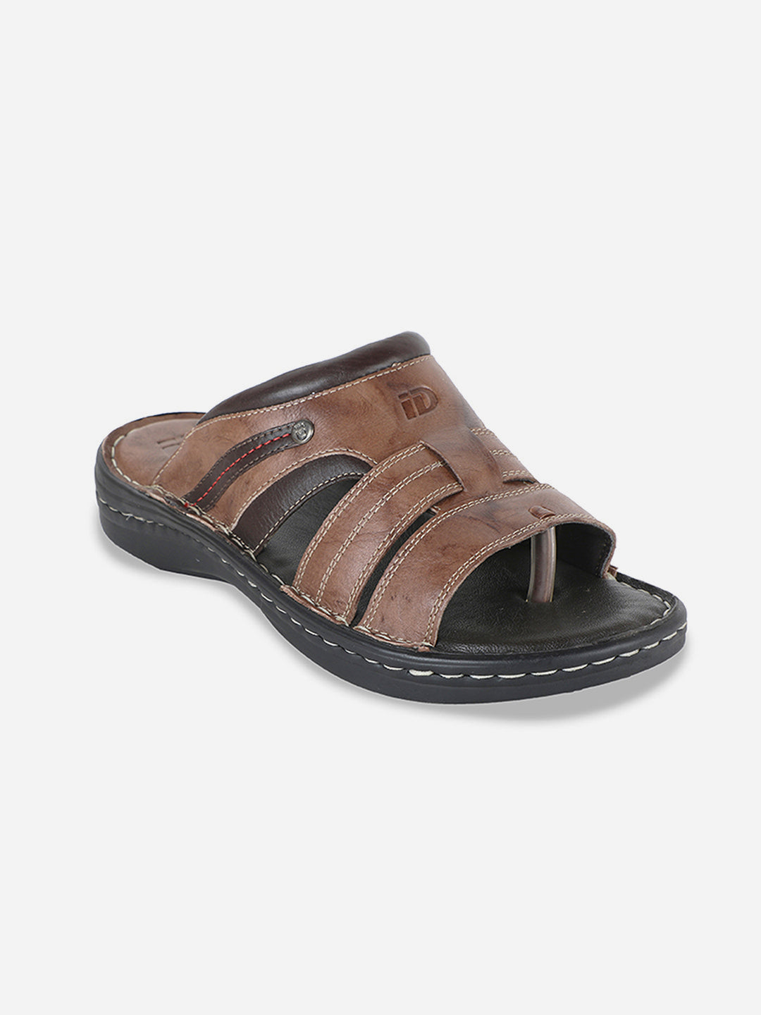 Buy Men's Brown Casual Slip On Sandal (ID4048) Online