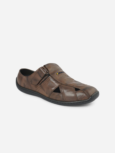 Men's Brown Mule Casual Sandal (ID4069)-Sandals/Slippers - iD Shoes