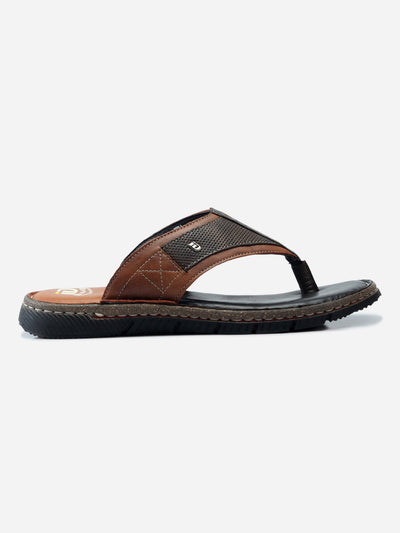 Men's Tan Thong Casual Sandal (ID4104)-Sandals/Slippers - iD Shoes