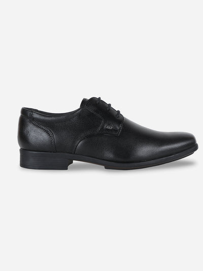 Men's Black Regular Toe Lace Up Formal (ID6017)-Formals - iD Shoes