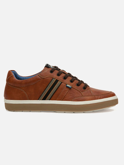 Men's Tan Lace Up Casual (IX1018)-Casuals - iD Shoes