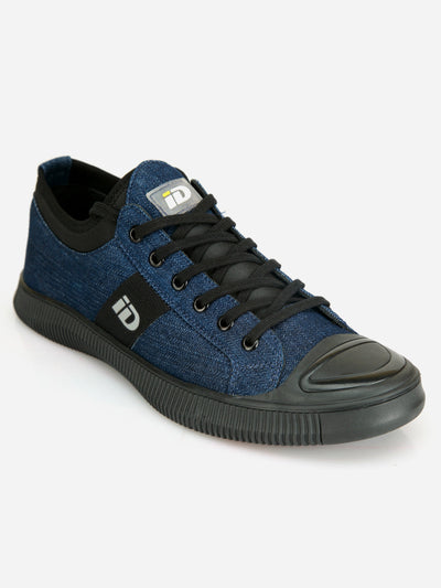 Men's Blue Denim Smart Casual Lace Up (IX1030)-Casuals - iD Shoes