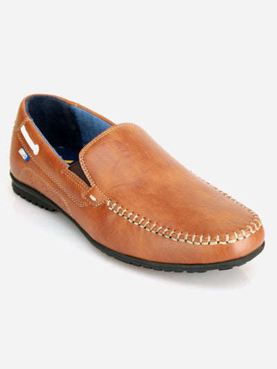 Men's Tan Casual Loafer (IX1035)-Loafers - iD Shoes
