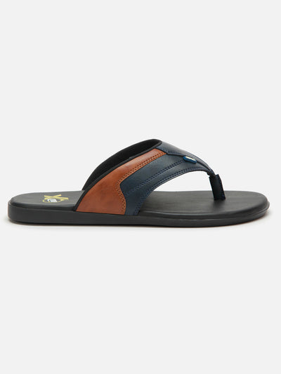 Men's Blue Navy Thong Style Sandal (IX5001)-Sandals/Slippers - iD Shoes